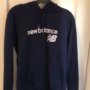 Navy New Balance hoodie.